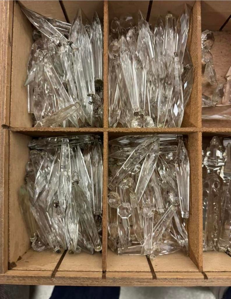 Partij Kristallen Hangers voor Kroonluchters, Ophalen of Verzenden, Zo goed als nieuw