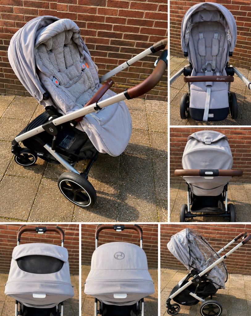 Cybex Balios S Lux kinderwagen - Zo goed als nieuw, Verstelbare duwstang, Zo goed als nieuw, Ophalen, Kinderwagen