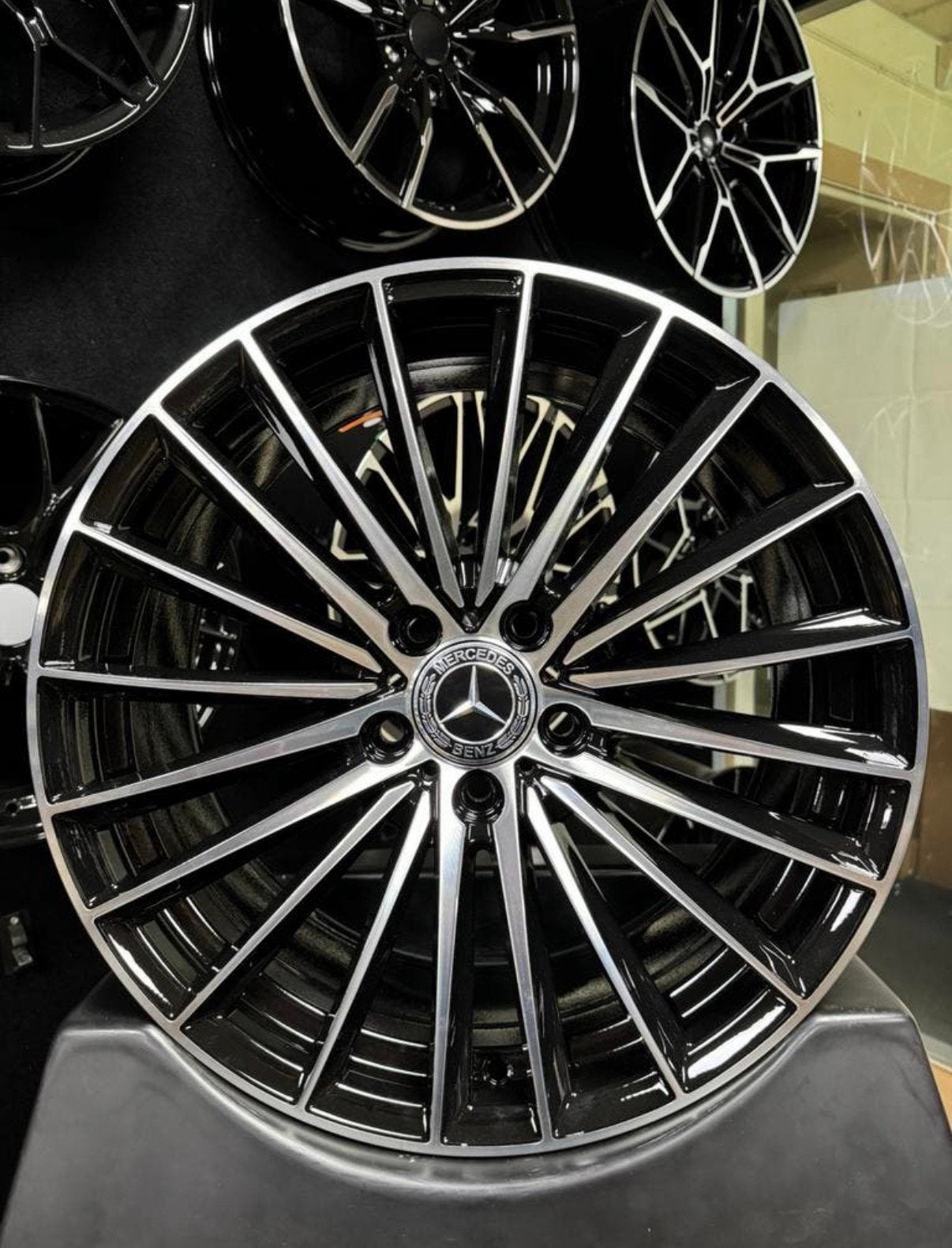 18 inch velgen voor Mercedes AMG look 5x112 A B C CLA KLASSE, 18 inch, Velg(en), Nieuw, Ophalen of Verzenden