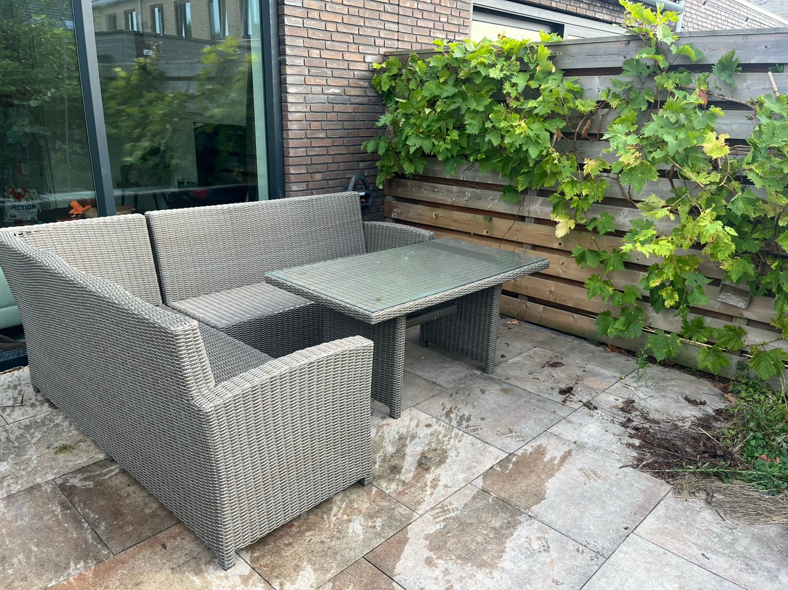 Complete tuinset met opruimbox, Ophalen, Gebruikt