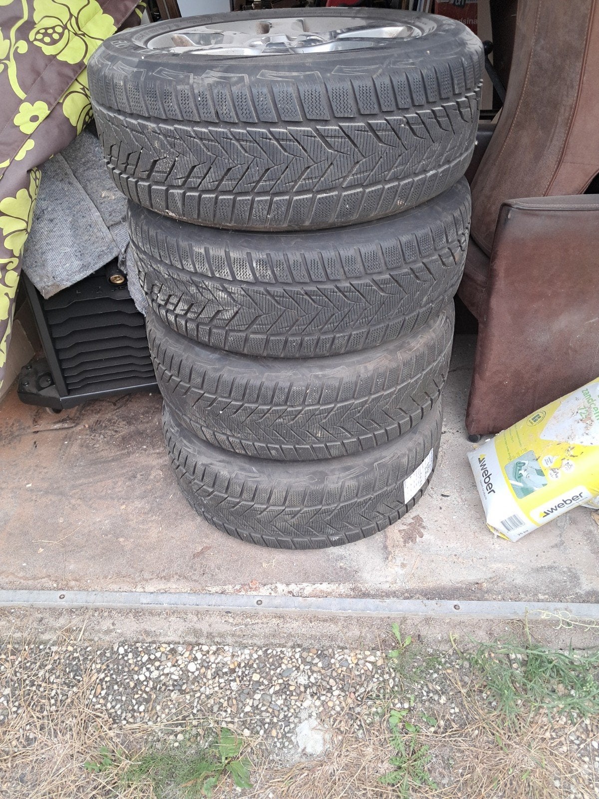 Vredestein Winterbanden met Velgen volvo 70  xc, Ophalen of Verzenden, Gebruikt, Volvo