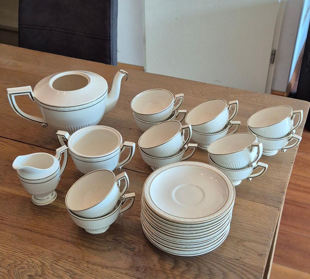 Petrus Regout Maastricht, Art Deco servies, koffie servies,, Antiek en Kunst, Ophalen