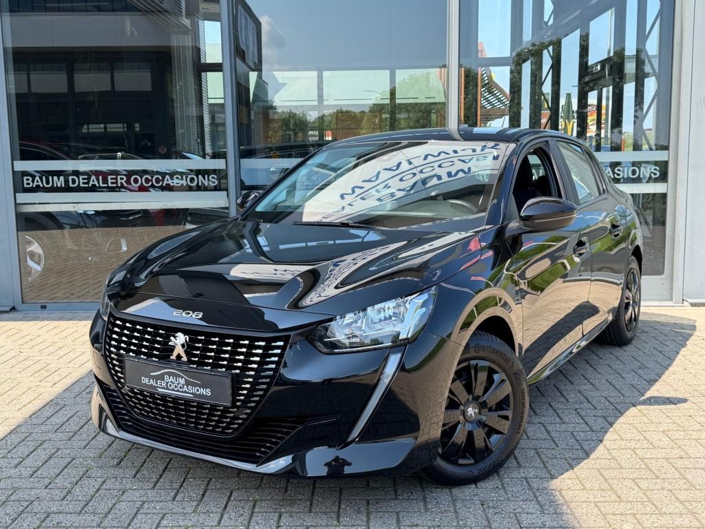 Peugeot 208 1.2 PT ACTIVE NAVI AIRCO CRUISE CONTROL_, Euro 6, 1199 cc, Parkeersensor, Zwart