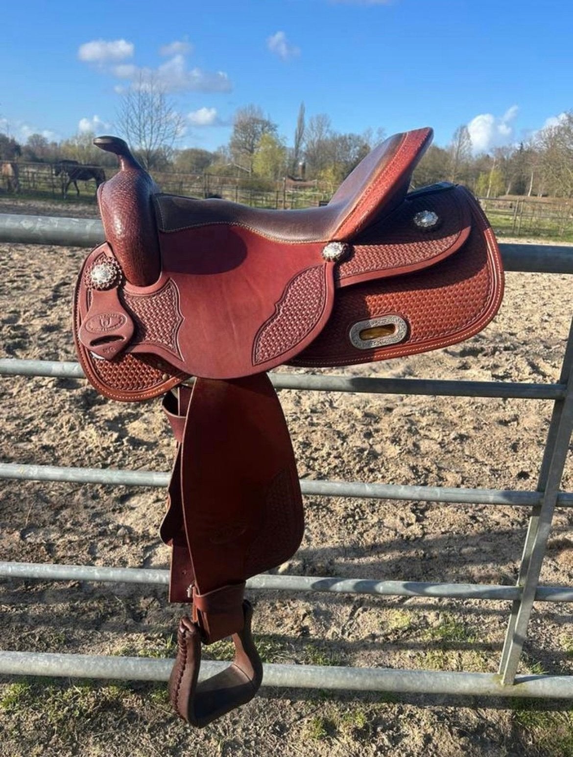 WestCoast reiner Westernzadel 16”, Dieren en Toebehoren, Paarden en Pony's | Zadels, Gebruikt, Overige merken, Ophalen of Verzenden