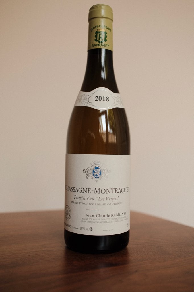 ean-Claude Ramonet Chassagne-Montrachet 1er Cru Les Vergers, Verzamelen, Wijnen, Verzenden, Frankrijk, Nieuw, Witte wijn