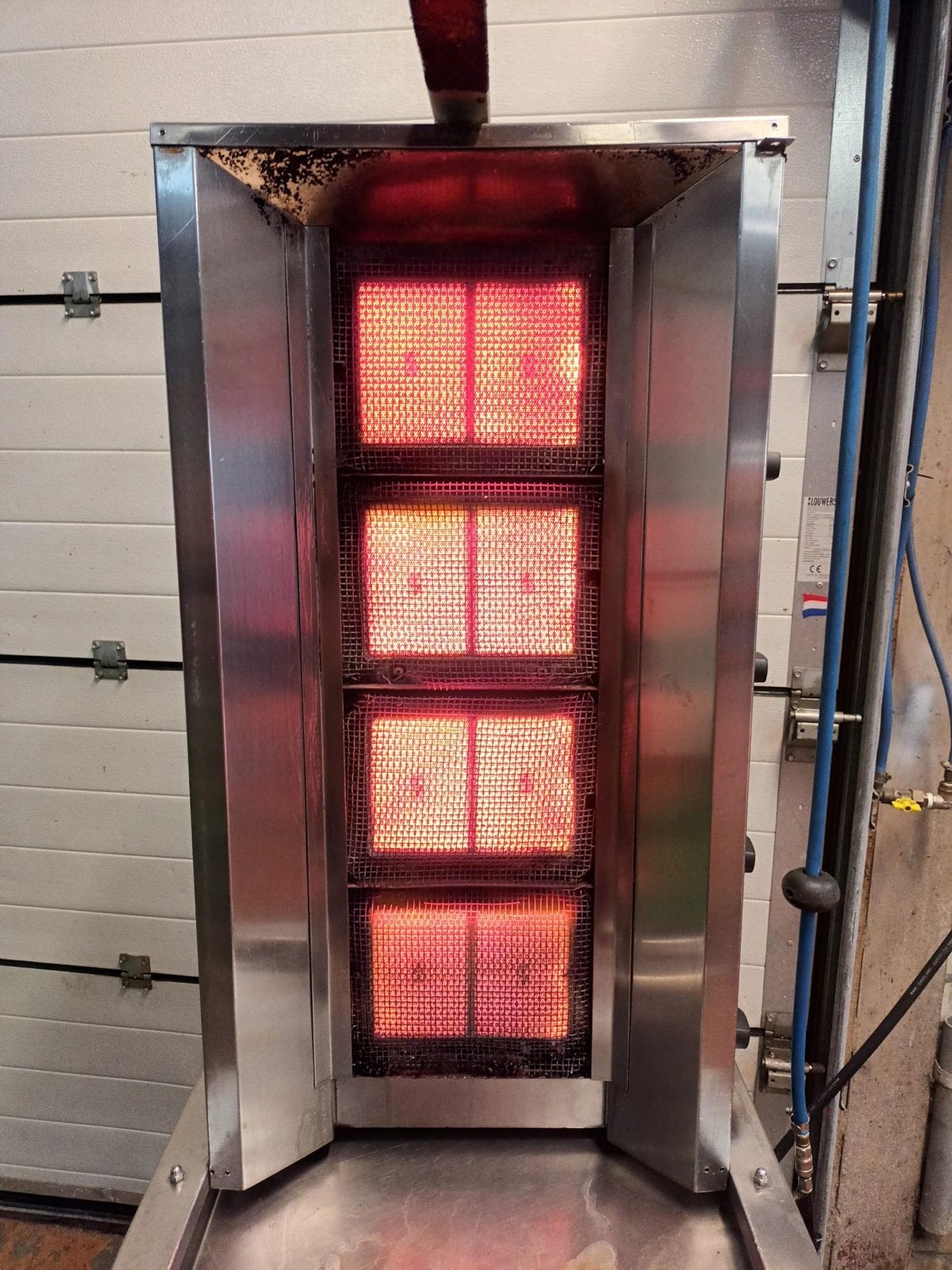 Horeca Döner Kebab Grill en Salamander Grill pita grill yona, Ophalen of Verzenden, Gebruikt, Fornuis, Frituur en Grillen