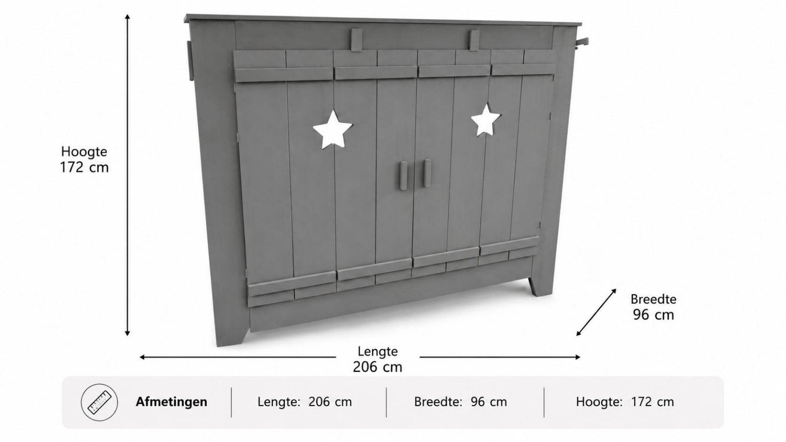 Kinder Bedstee bed merk STOER, Ophalen, 85 tot 100 cm, Zo goed als nieuw, Lattenbodem