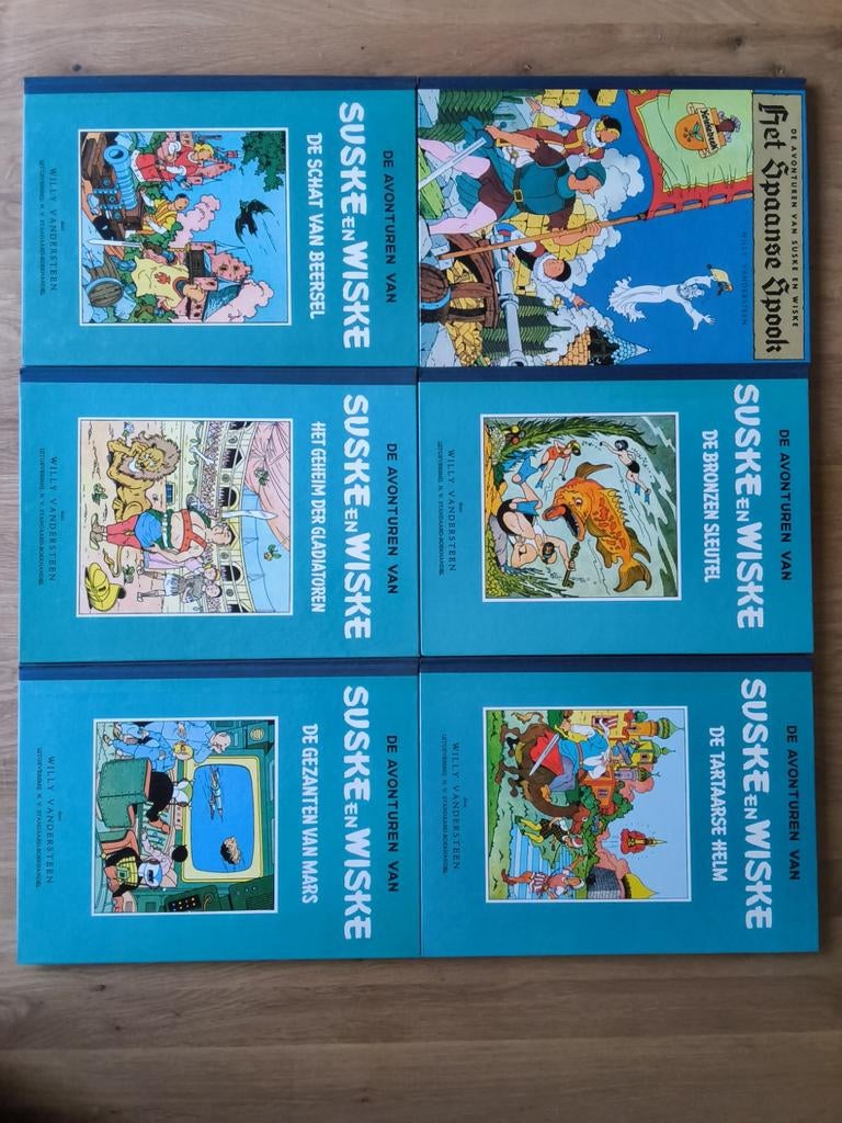 Suske en Wiske blauwe hardcover albums 1983/1984, Ophalen of Verzenden, Zo goed als nieuw, Willy Vandersteen, Complete serie of reeks
