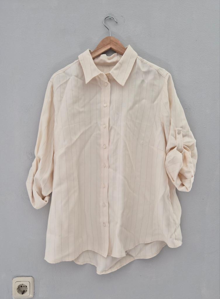 Studio anneloes pinestripe blouse nieuw, Studio Anneloes, Geel, Maat 42/44 (L), Nieuw