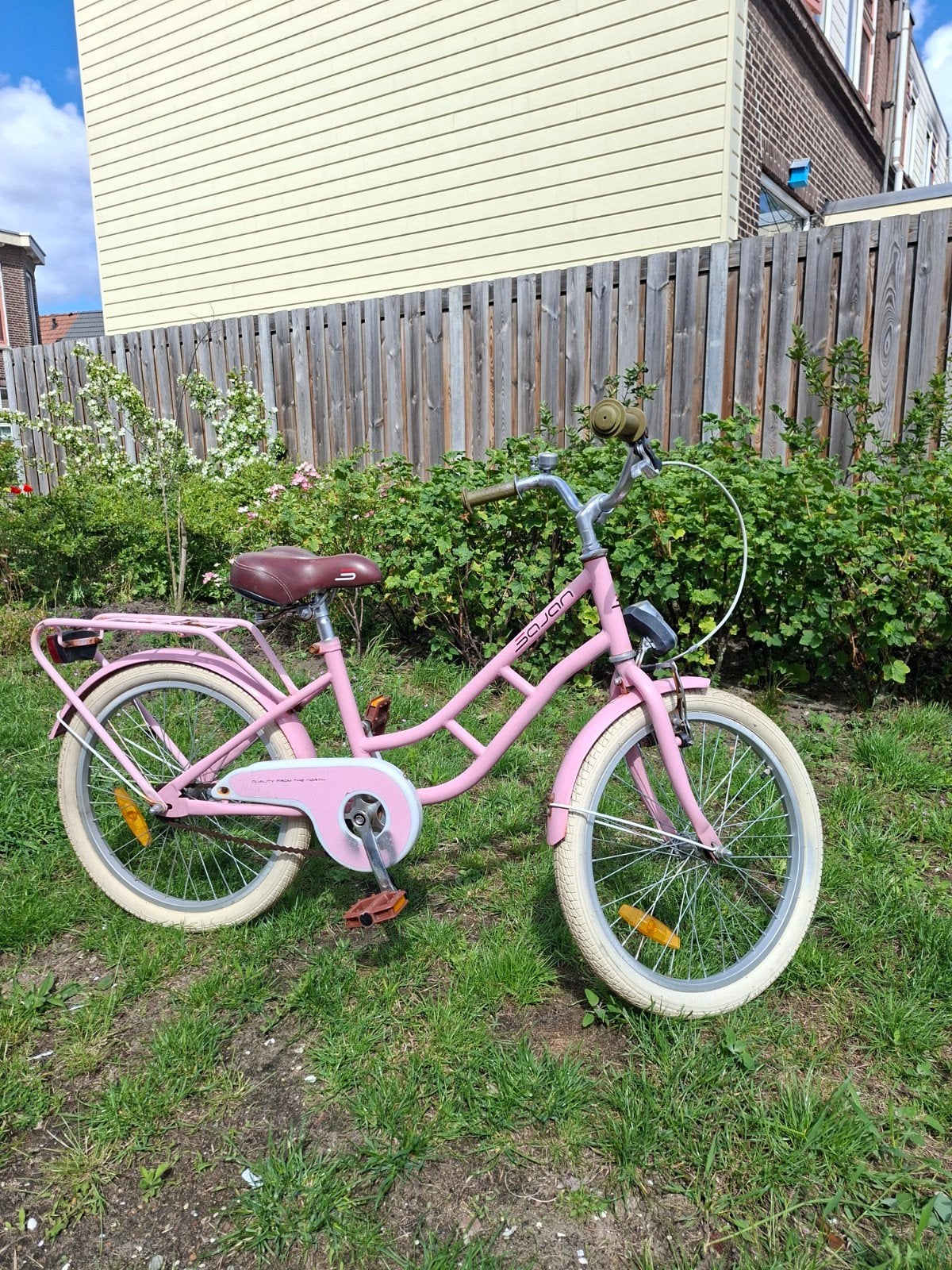 Kinderfiets 20 inch Stoere meisjesfiets in mooie roze kleur, Fietsen en Brommers, Ophalen, Gebruikt, 20 inch of meer