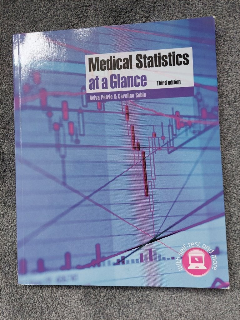Medical Statistics at a Glance - Petrie (3e), Boeken, Ophalen of Verzenden, Beta, Zo goed als nieuw, WO