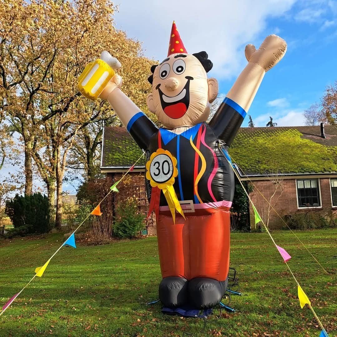 Opblaasbara Abraham/sarah/sara feestpop te huur!, Ophalen of Verzenden, Zo goed als nieuw, Abraham of Sarah