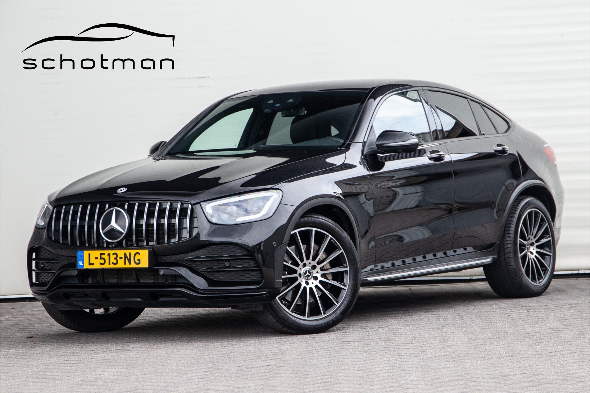 Mercedes-Benz GLC Coupé 300 4MATIC Premium AMG Digital Cock, Auto's, Mercedes-Benz, Gebruikt, 4 cilinders, 258 pk, Zwart