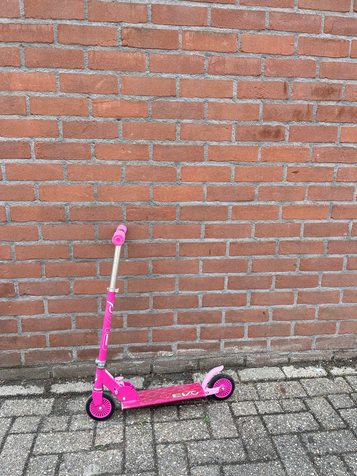 Roze step voor kinderen - EVO, Ophalen, Gebruikt, Gewone step