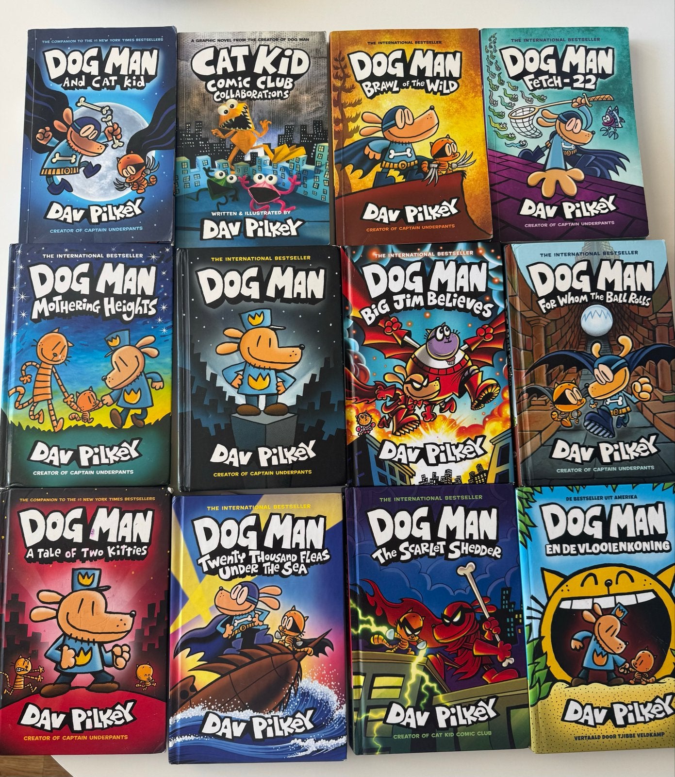 Dog Man Boeken Collectie - 12 delen (11 Engels, 1 Nederlands, Ophalen, Gelezen, Fictie algemeen