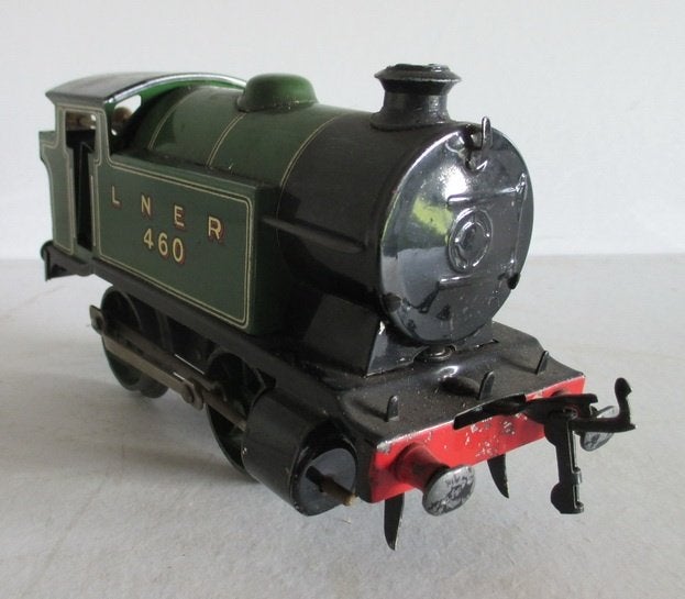 antieke tin toy trein locomotief Hornby LNER 460 2A, Verzenden