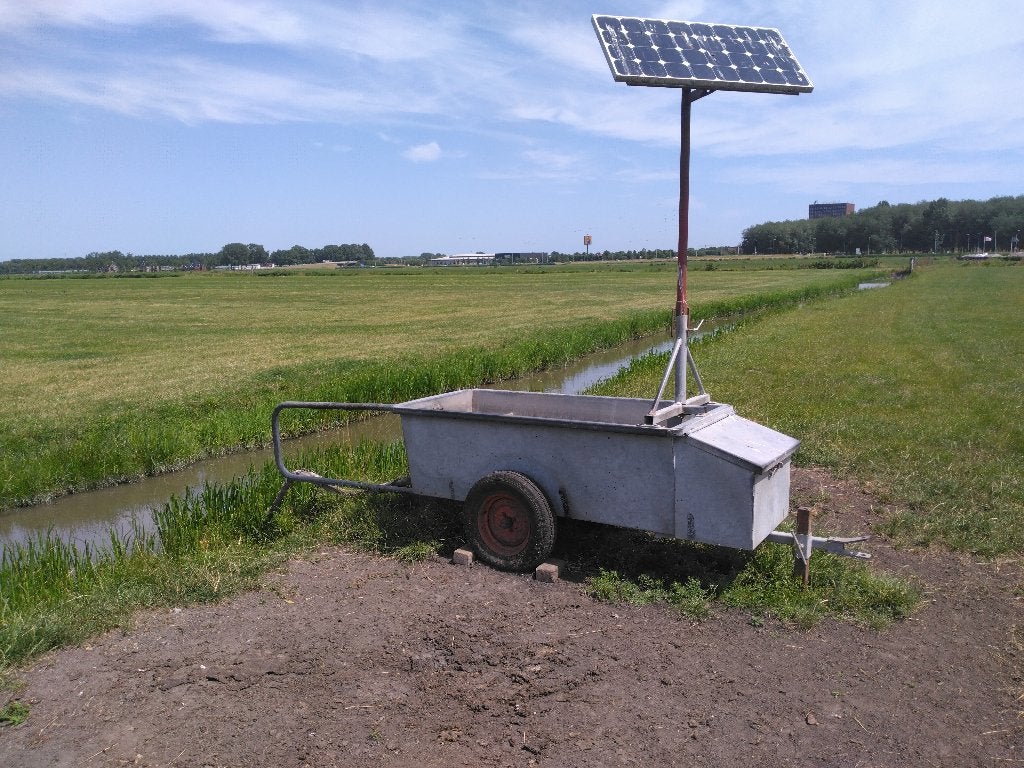 Weidedrinkbak met zonnepaneel, Dieren en Toebehoren, Weidegang