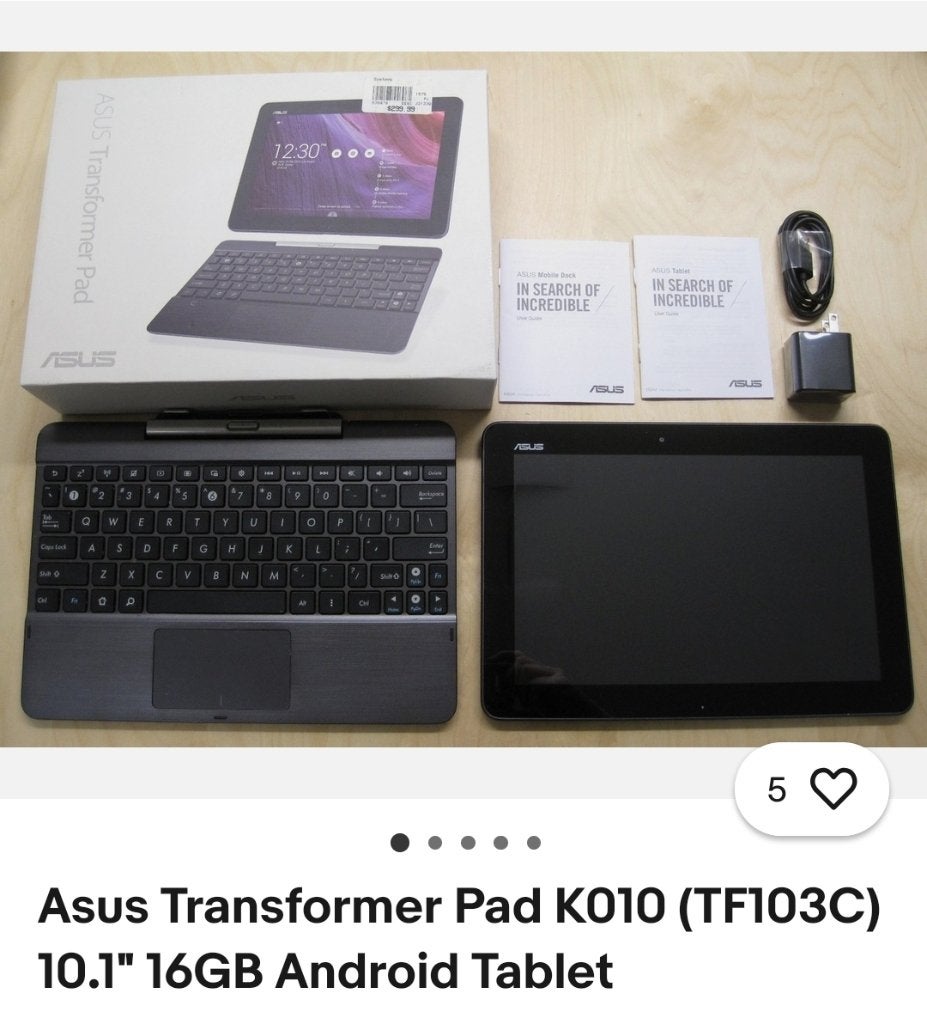 Asus transformer pad, Computers en Software, Android Tablets, Dit is een Asus Transformer Pad TF103C Android-tablet, ASUS, 16 GB