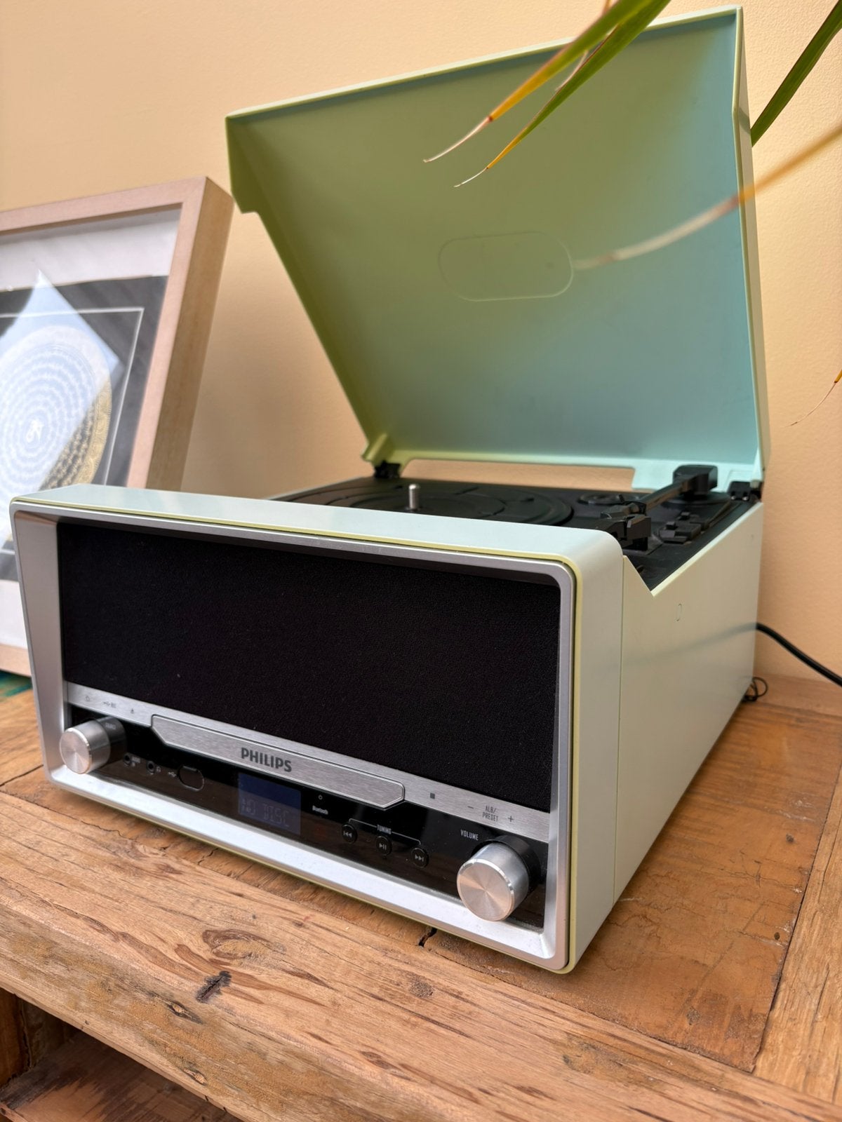 Philips platenspeler met radio, cd-speler, bluetooth en USB, Audio, Tv en Foto, Ophalen, Gebruikt, Philips