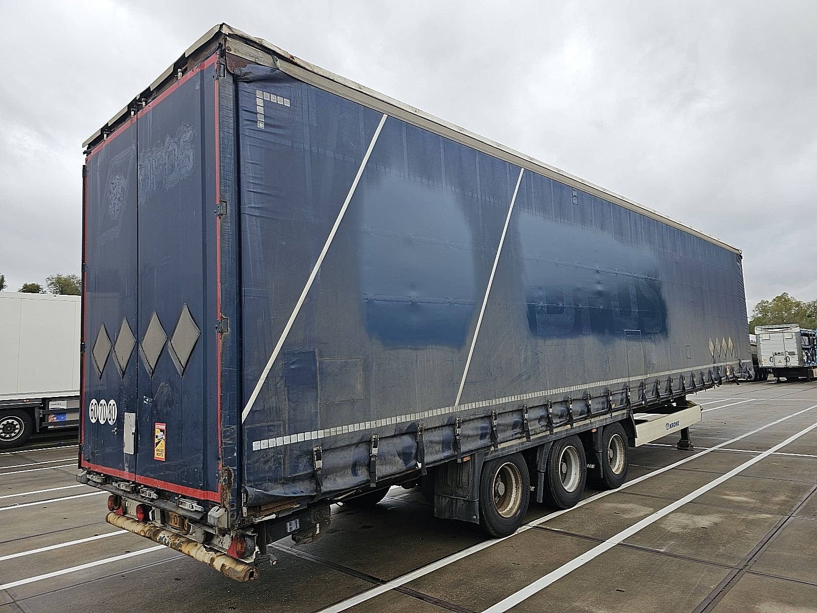 KRONE N/A drum brakes mega, Auto's, Overige kleuren, Origineel Nederlands, Bedrijf, Aanhangers en Opleggers