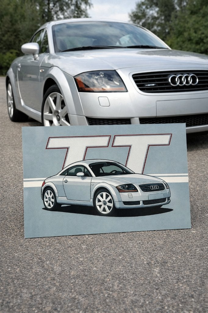 Audi TT bord | 20x30, Verzamelen, Ophalen of Verzenden, Nieuw, Reclamebord