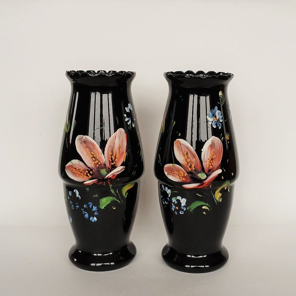 Vaas (2x) Booms Glas, Antiek en Kunst, Ophalen of Verzenden