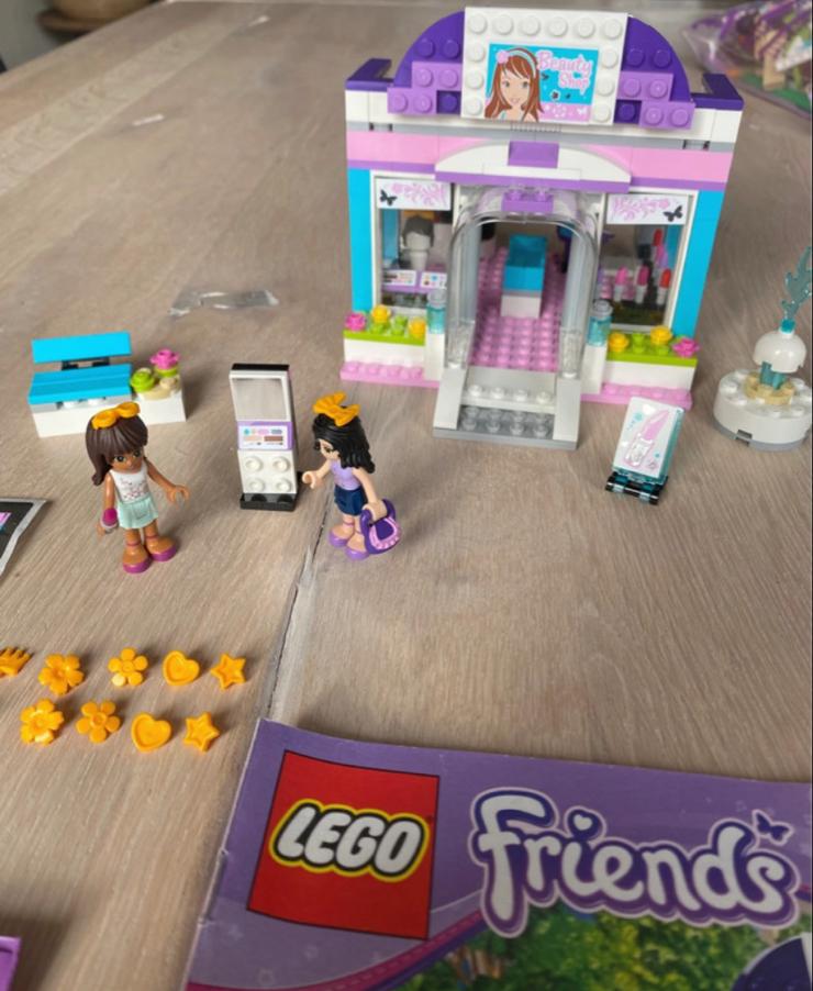 Lego Friends Beautysalon 3187 (bijna compleet), Gebruikt, Lego, Friends, Ophalen of Verzenden