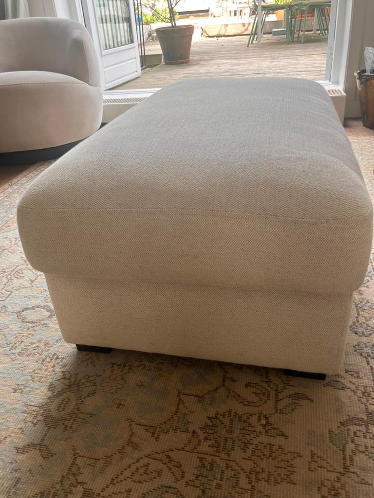 Hocker / voetenbank Montel Infinity, Huis en Inrichting, Verzenden, Rechthoekig, Stof