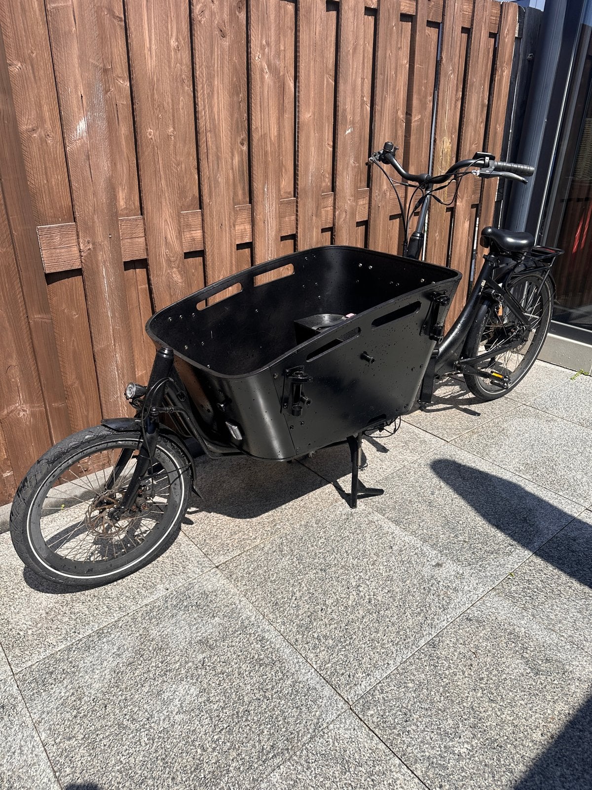 Vogue Bakfiets Carry 2 - Elektrisch met huif, Fietsen en Brommers, Fietsen | Bakfietsen, Gebruikt, Elektrisch, 2 kinderen, Schijfrem