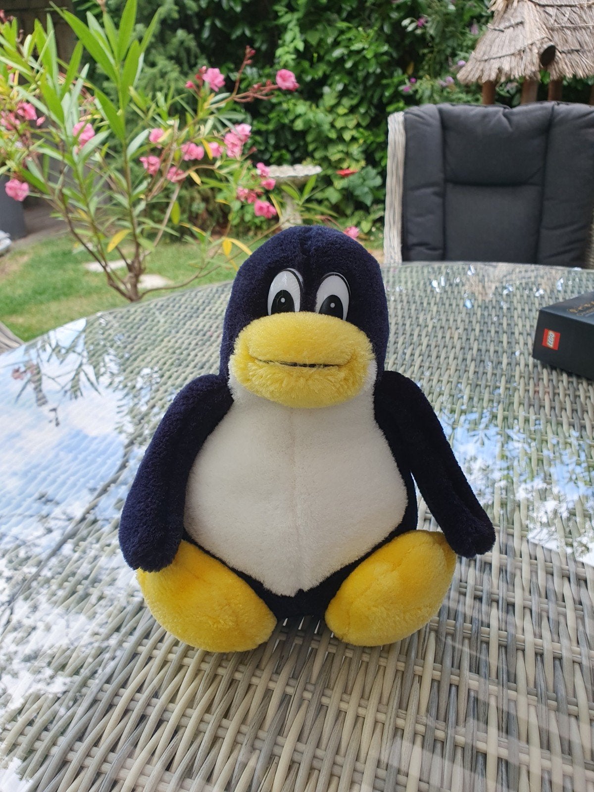 Originele Linux Tux pluche pinguin mascotte, Ophalen of Verzenden, Zo goed als nieuw
