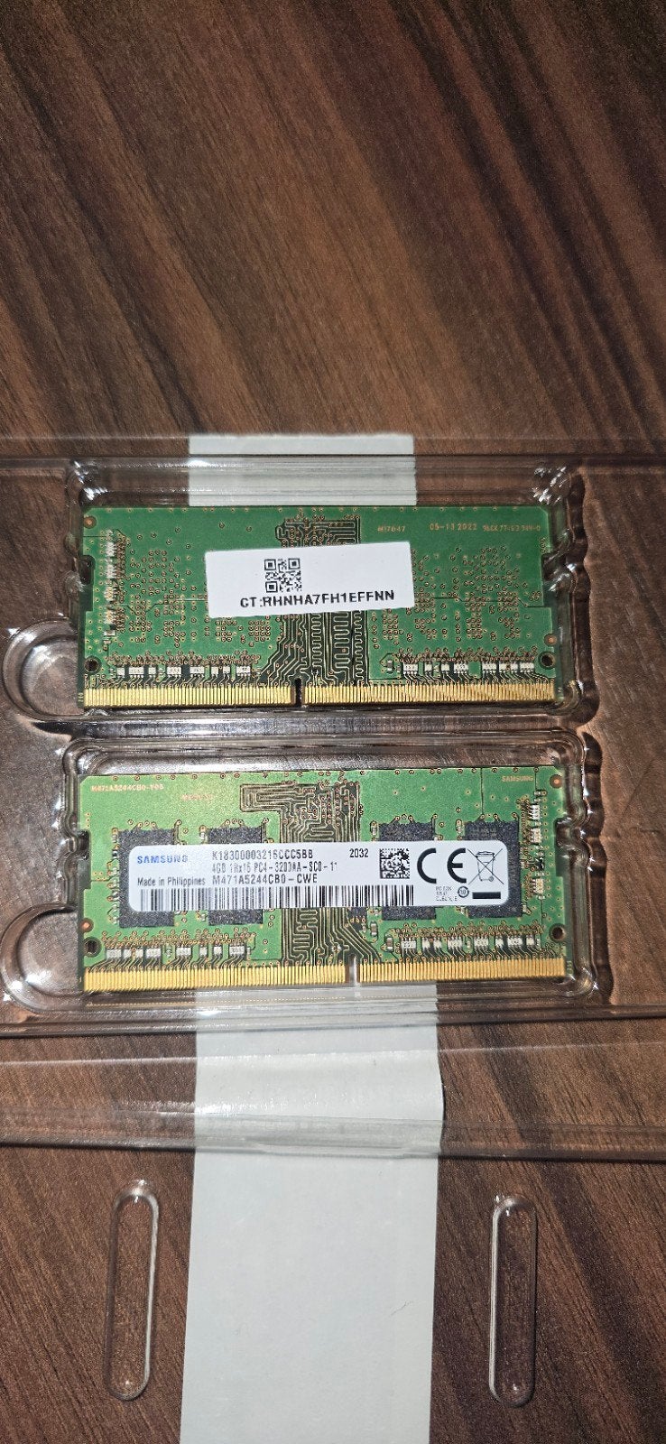 2x Samsung 4GB DDR4-3200 SO-DIMM RAM, Computers en Software, Ophalen, DDR4, Zo goed als nieuw, Laptop