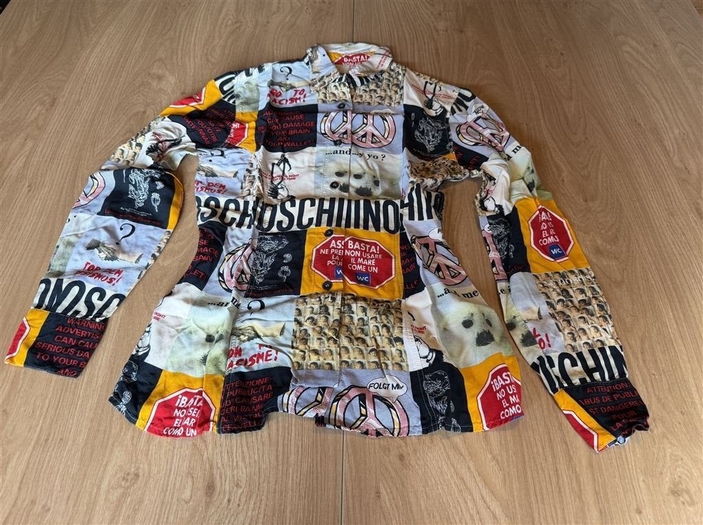 Moschini Dames Shirt Maat 36, Kleding | Dames, Ophalen of Verzenden, Zo goed als nieuw, Maat 36 (S), Korte mouw
