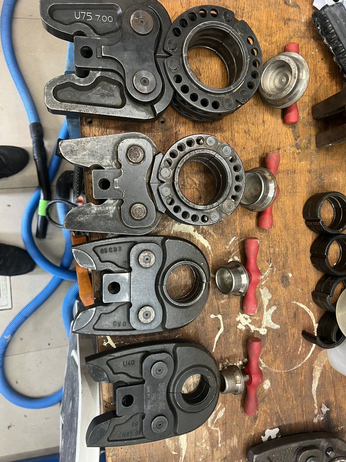 Perabekken uponor set U40,50,63,75 mm, Ophalen of Verzenden