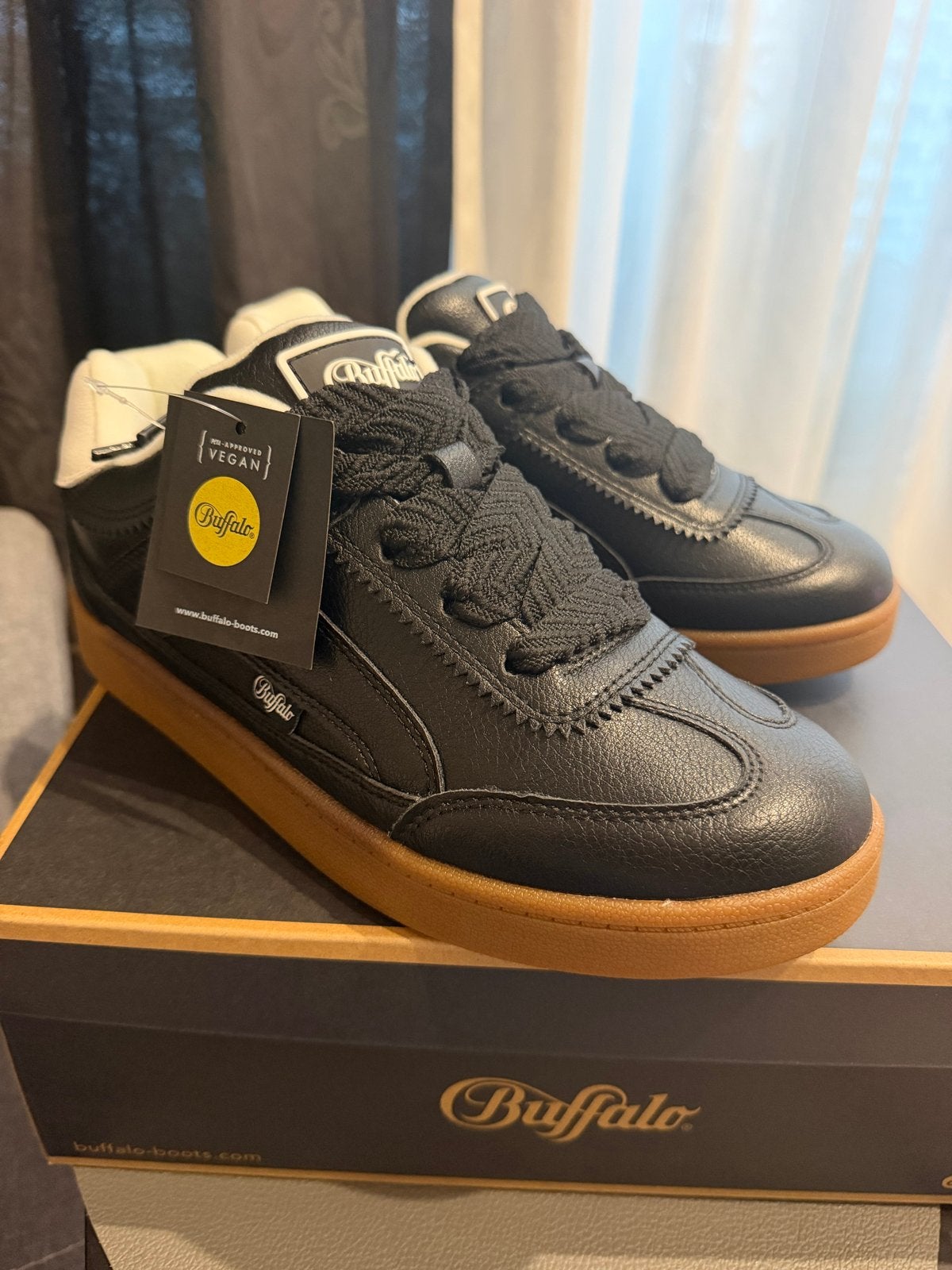 Buffalo Liberty One Sneakers Zwart Maat 39 Nieuw, Ophalen of Verzenden, Nieuw, Zwart, Sneakers of Gympen