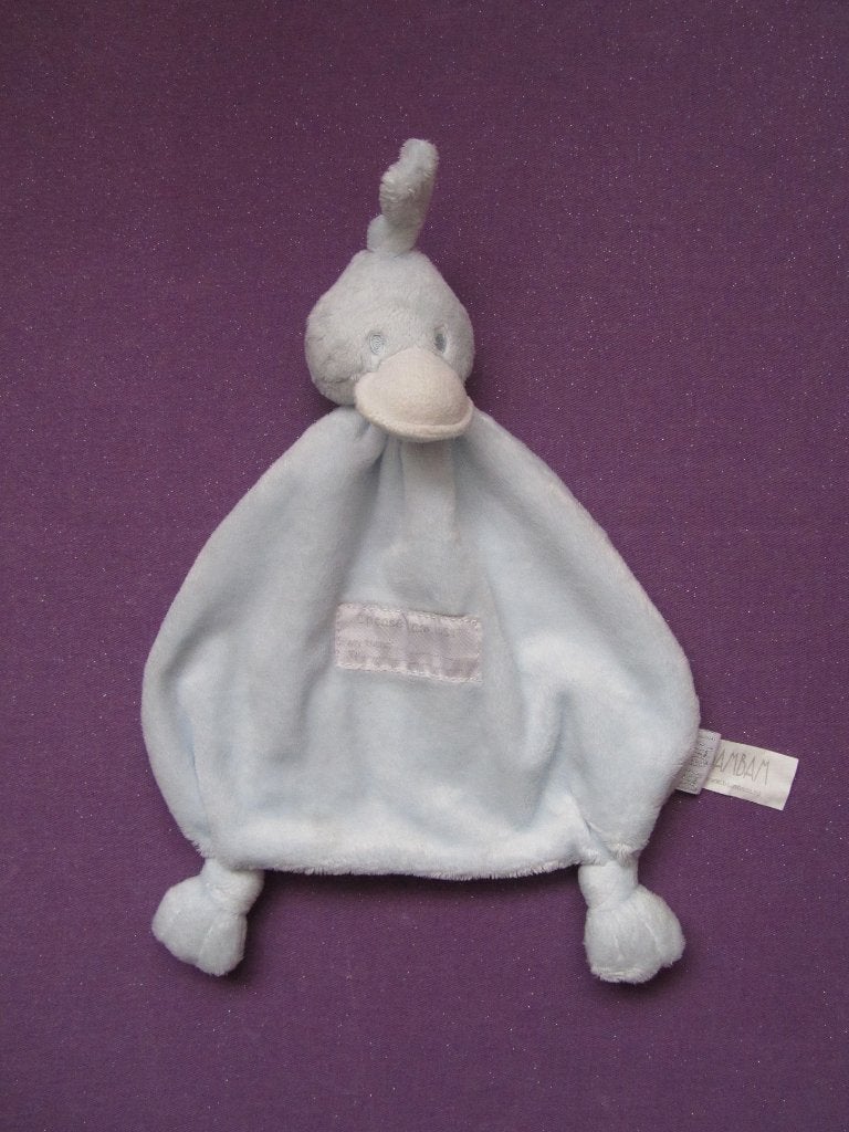 BAMBAM Knuffeldoekje EEND. BLAUW **Nieuw**, Overige merken, Blauw, Nieuw, Ophalen of Verzenden