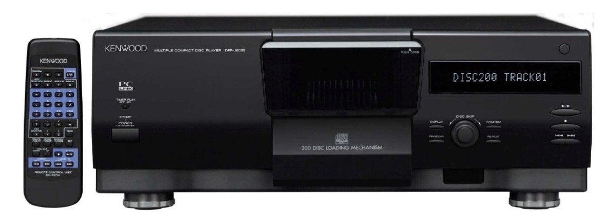 Kenwood DPF-6030 200-disc CD-wisselaar met afstandsbediening, Gebruikt, Xxx, Kenwood, Xxx