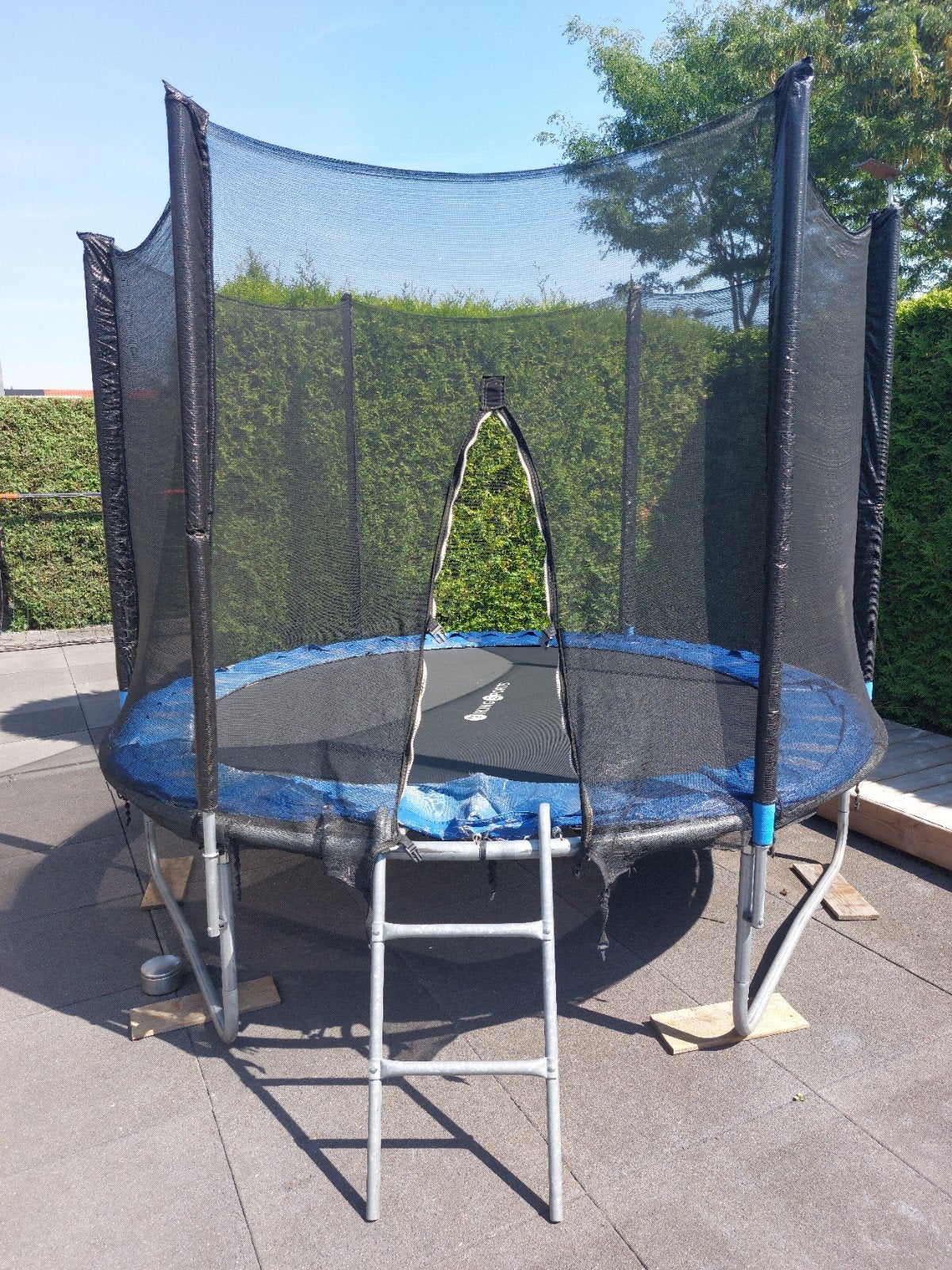 Trampoline 2,5 meter met veiligheidsnet, Ophalen of Verzenden