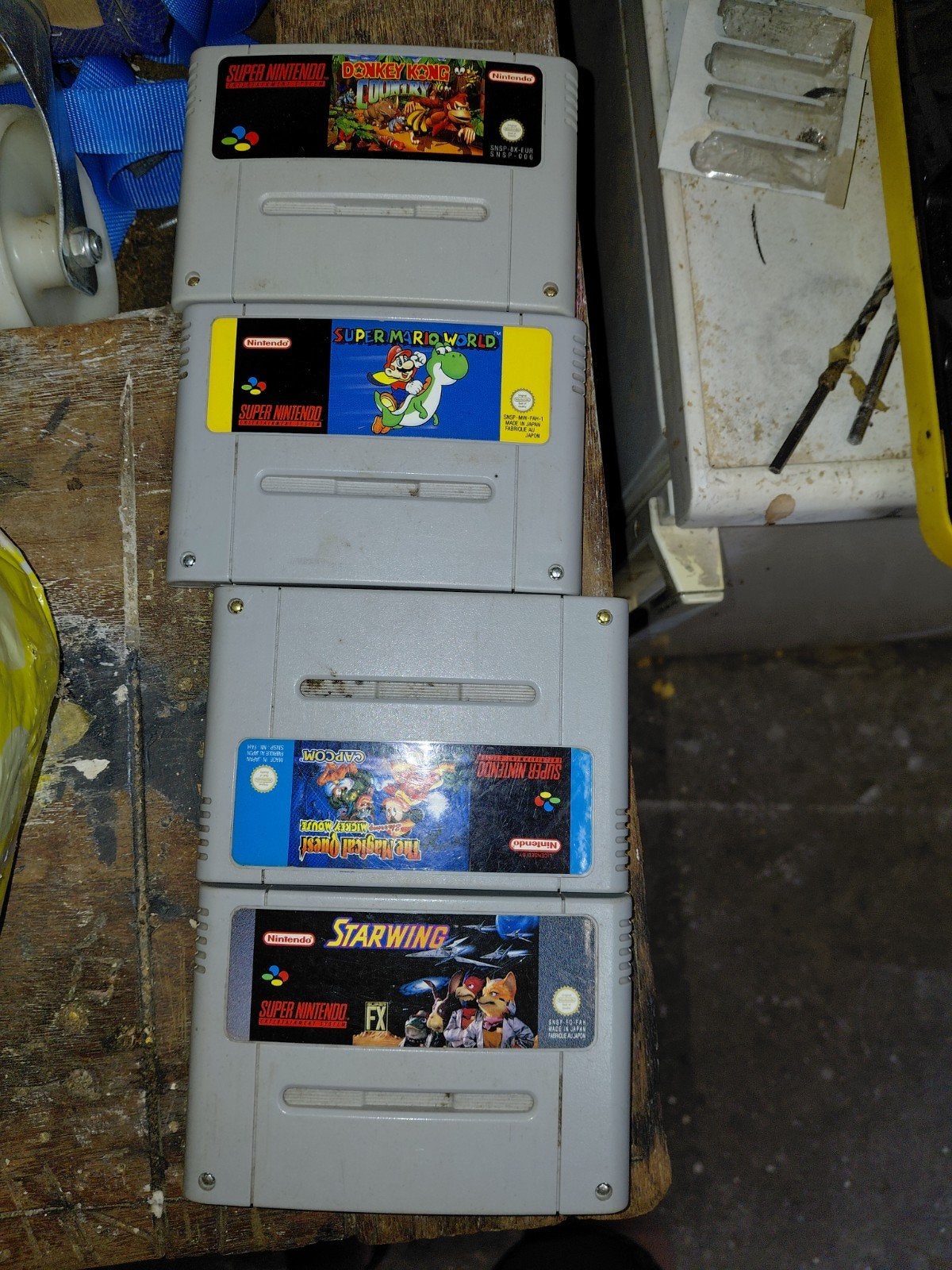 Super Nintendo Entertainment System (SNES) met games, Ophalen, Gebruikt, 2 spelers, Eén computer