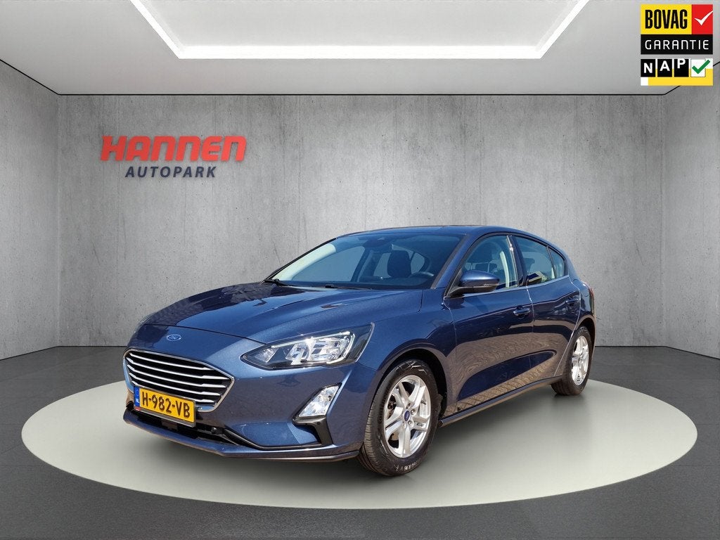 Ford Focus 1.0 EcoBoost Trend Edition Business, Gebruikt, Blauw, 23 km/l, Origineel Nederlands