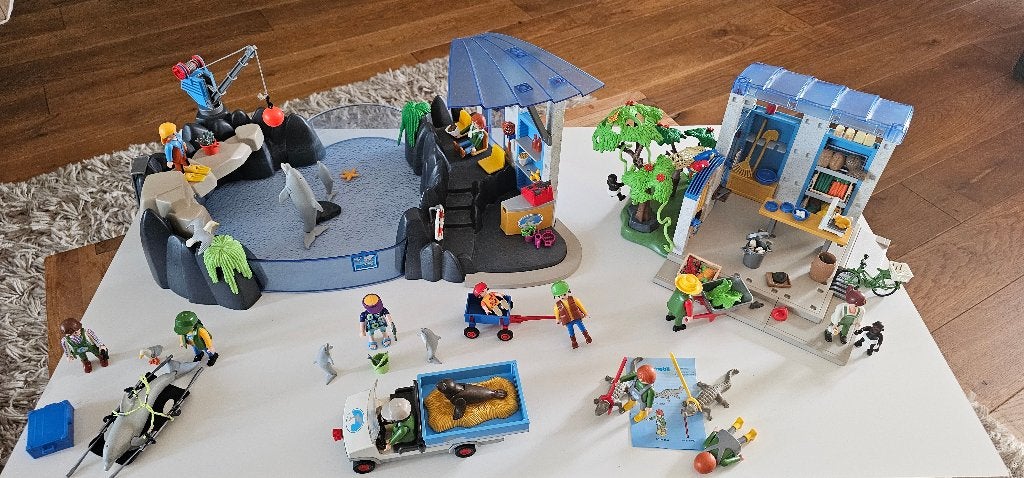 Playmobil Dolfinarium 4468, 4461, 4464, 4465, 4466, 5876, ++, Complete set, Overige typen, Zo goed als nieuw, Family fun