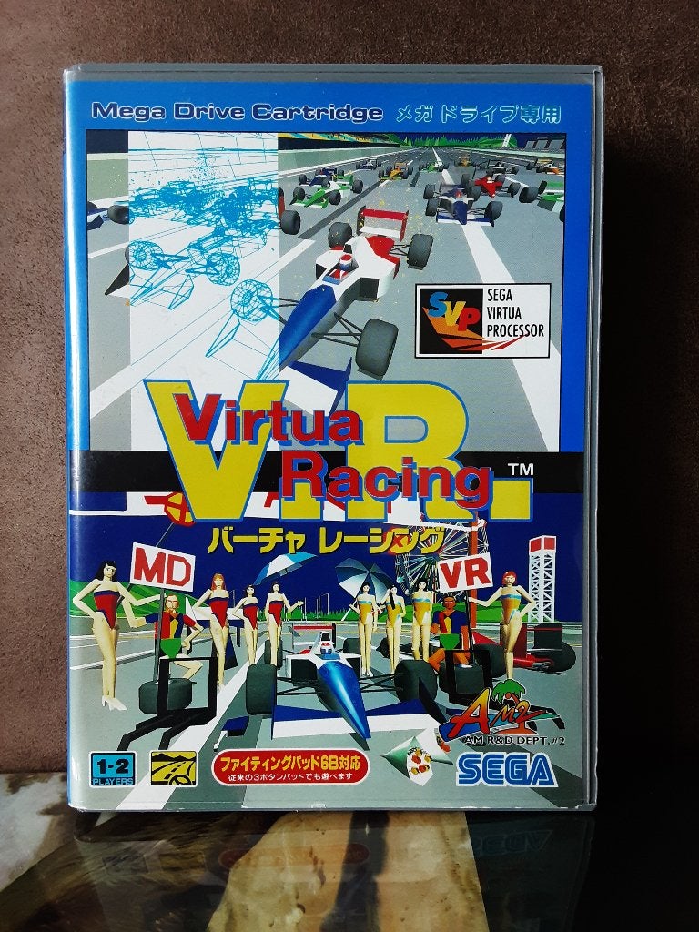 Virtua Racing Sega Mega Drive JP, Spelcomputers en Games, Games | Sega, Gebruikt, Racen en Vliegen, 2 spelers, Eén computer