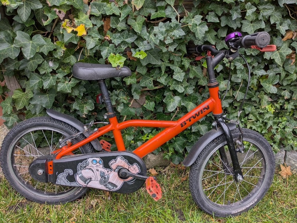 Btwin fiets 16 inch, Ophalen, Btwin Decathlon, Schijfrem, 16 tot 20 inch