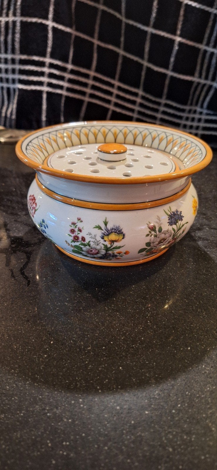 Antieke Sarreguemines Potpourri Pot - ca. 1900, Ophalen of Verzenden
