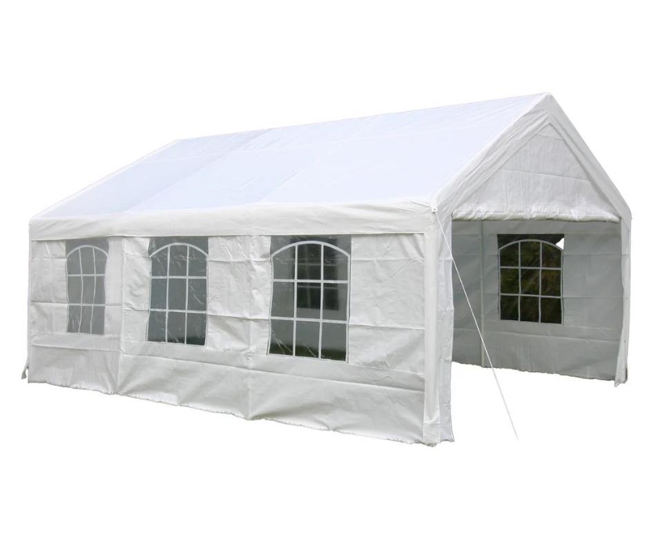 Partytent 6 x 3 te huur, Ophalen, Zo goed als nieuw, 5 tot 8 meter