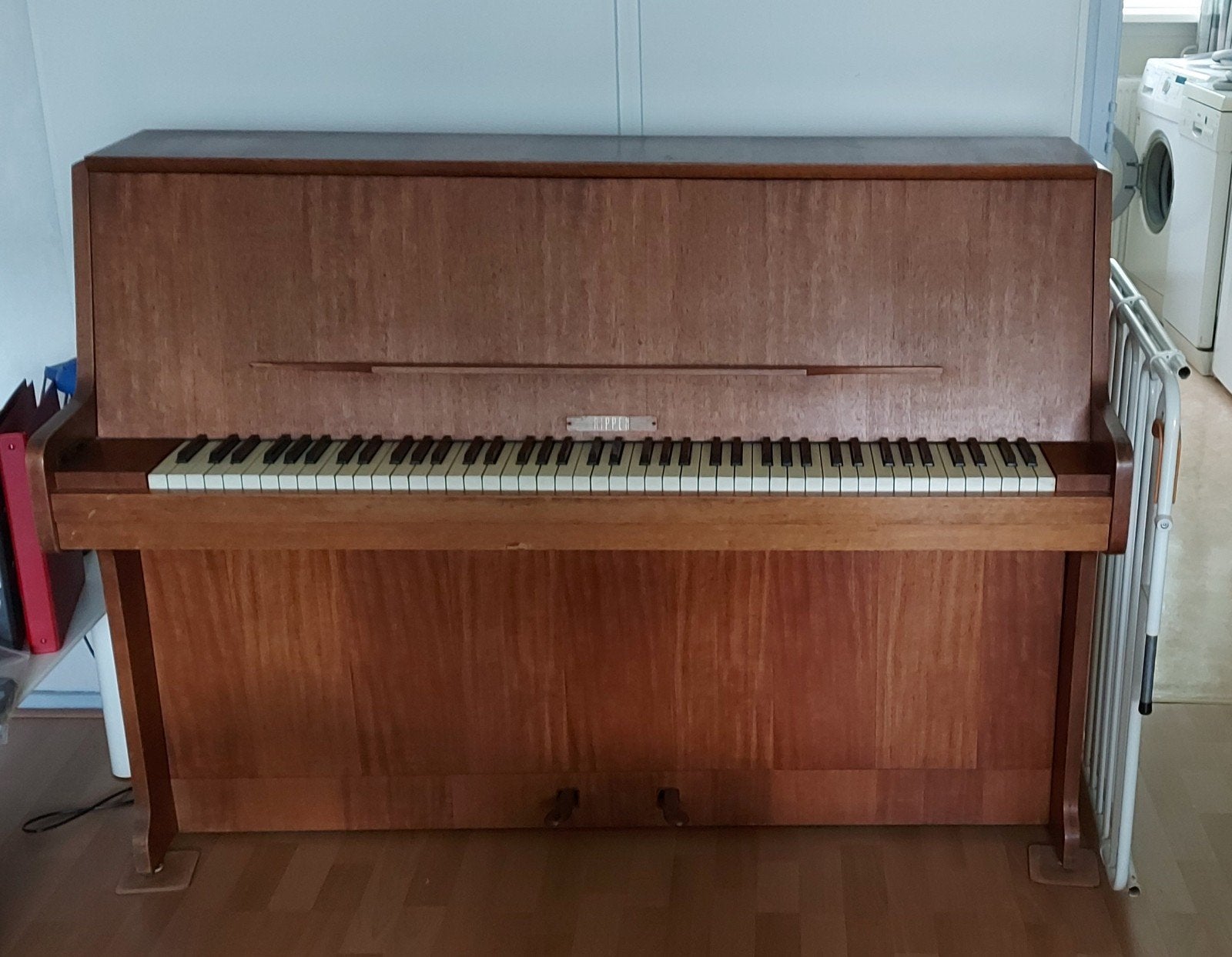 Rippen Piano uit 1961, Ophalen, Gebruikt, Bruin, Piano