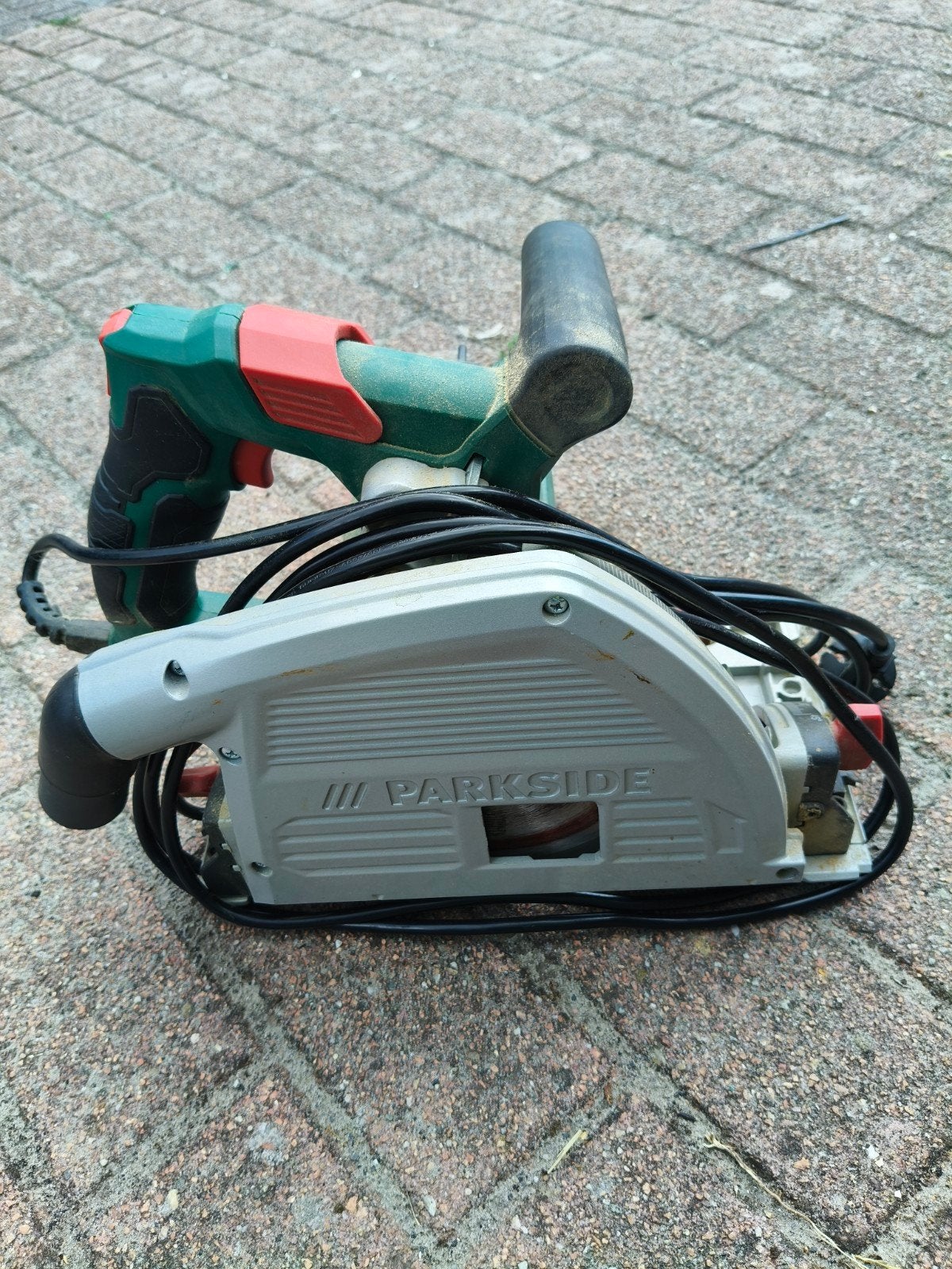 Parkside PTSS 1200 C1 invalzaag, Ophalen