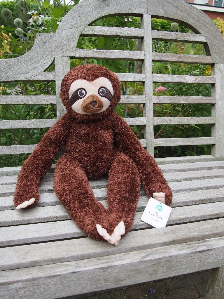 Grote Luiaard Knuffel - 65 cm, Kinderen en Baby's, Speelgoed | Knuffels en Pluche, Albert Heijn, Overige typen, Ophalen of Verzenden