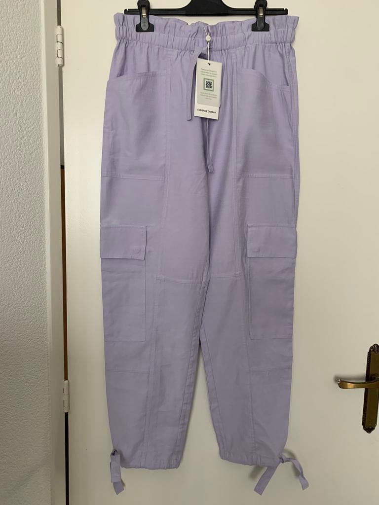 Nieuwe lila broek Fabienne Chapot maat 38, Maat 38/40 (M), Paars, Nieuw, Ophalen of Verzenden