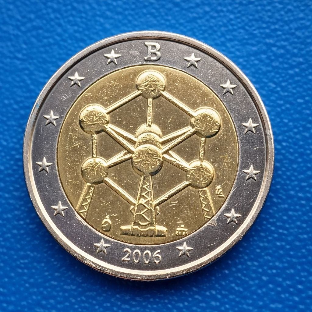 België 2 Euro "Atomium" - 2006, Postzegels en Munten, Munten | Europa | Euromunten, Verzenden, België, 2 euro, Losse munt