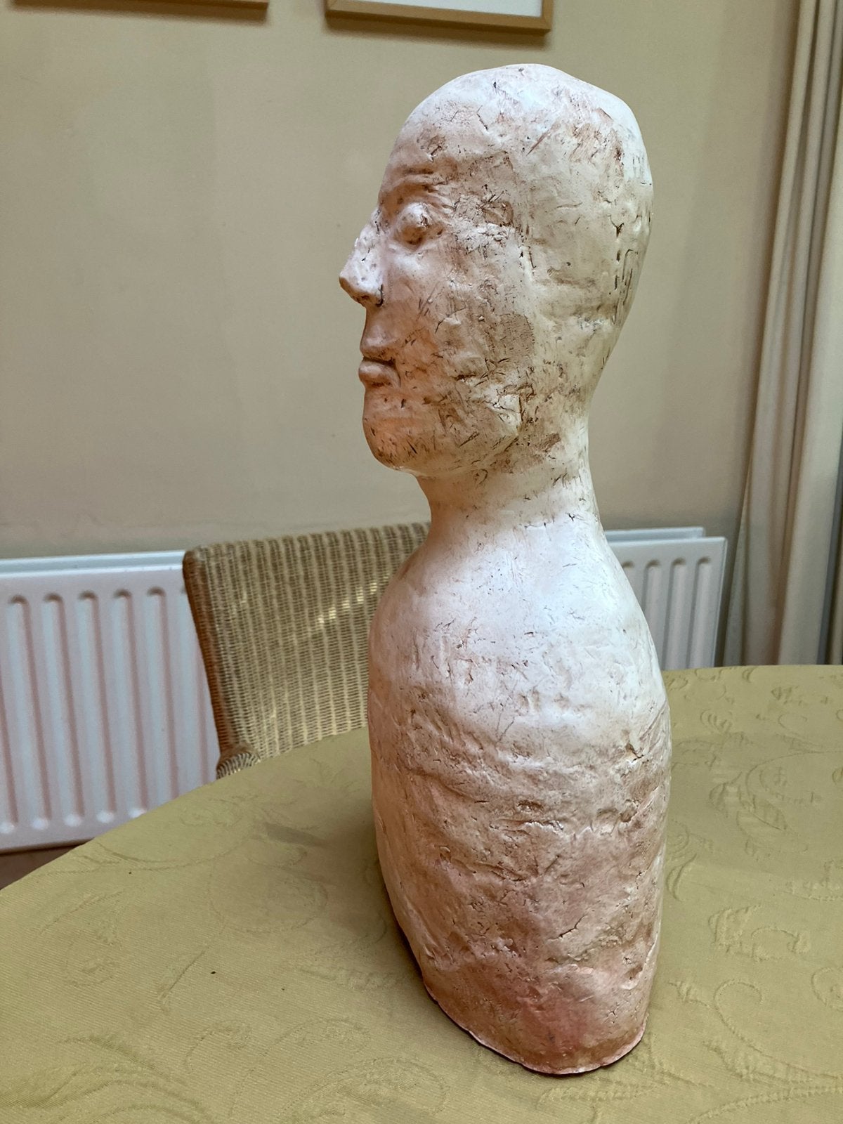 Borstbeeld, Antiek en Kunst, Ophalen, Buste, 20 - 50 cm, Overige materialen